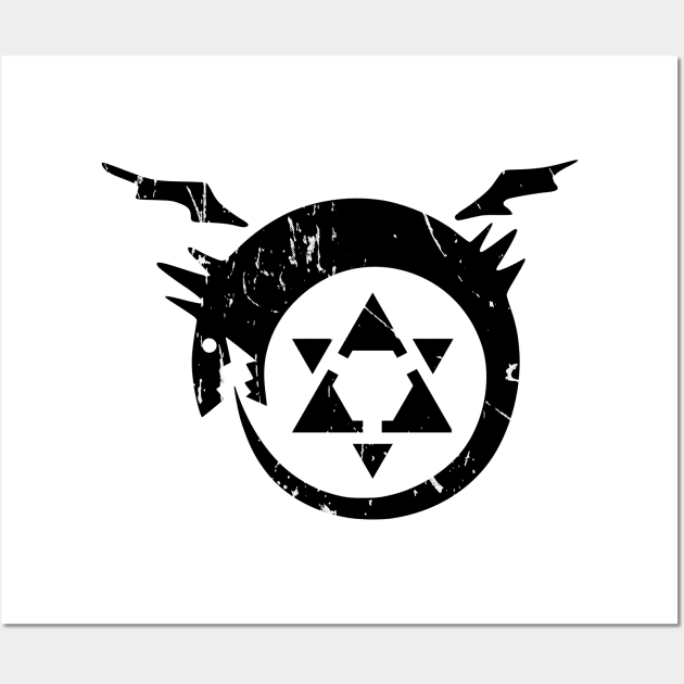 Homunculus white symbol Wall Art by OtakuShirt